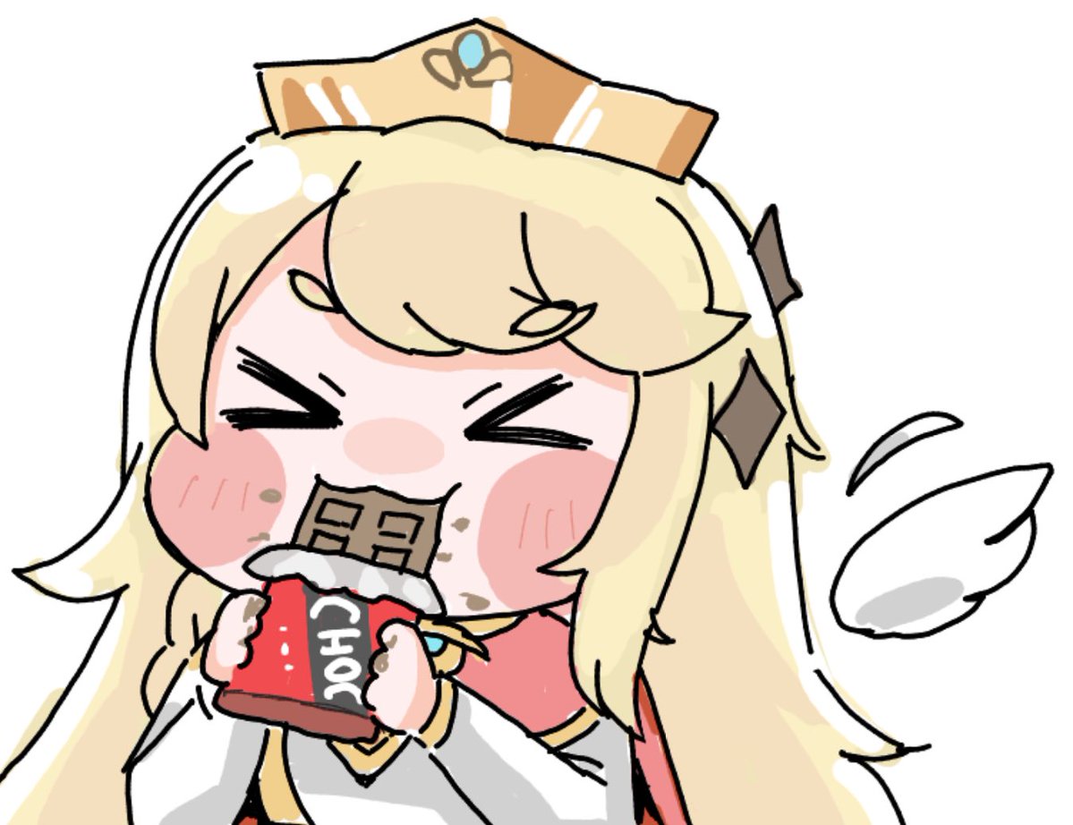 今日はエルフィンにチョコを渡した 