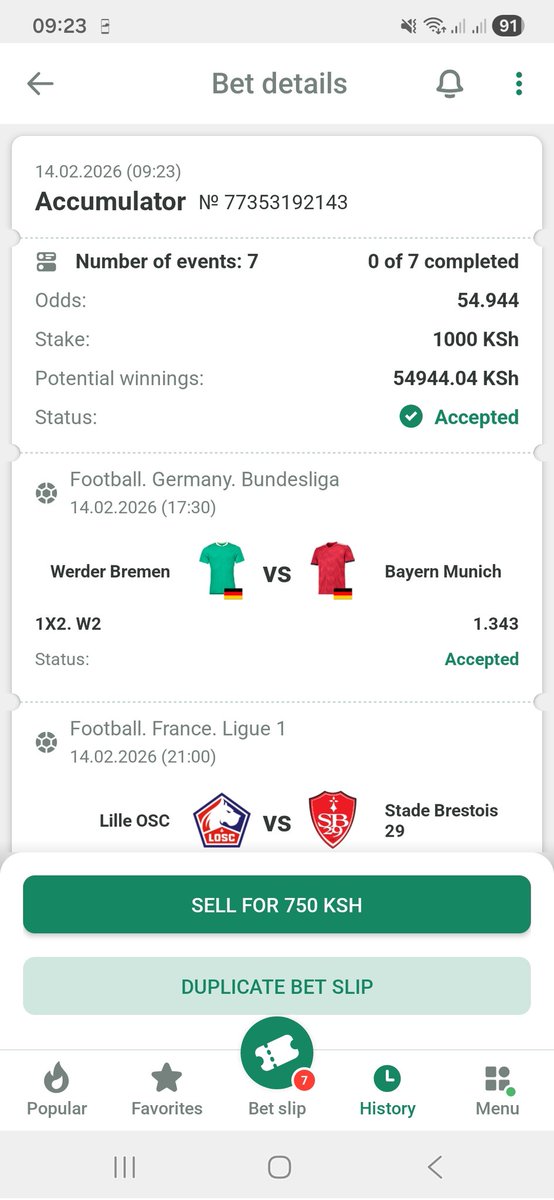 BET OF THE DAY 🤑 🤑 🤑
54 ODDS ON GREENBET
BOOKING CODE 👉 A269E

REGISTER 👉 cutt.ly/Cr9VmtdV
PROMOCODE 👉 WAN254

Join Telegram channel 👉 t.me/Wan254Tips