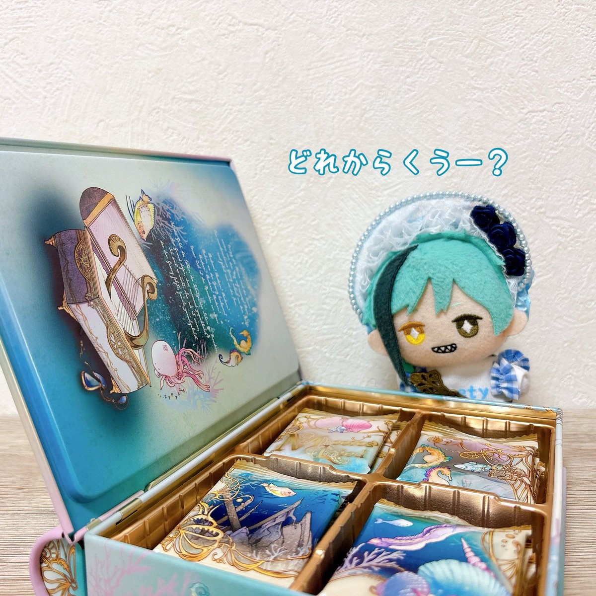 今年の🍫は、ブック型の🩵
旅先で偶然見つけて得ました✌️