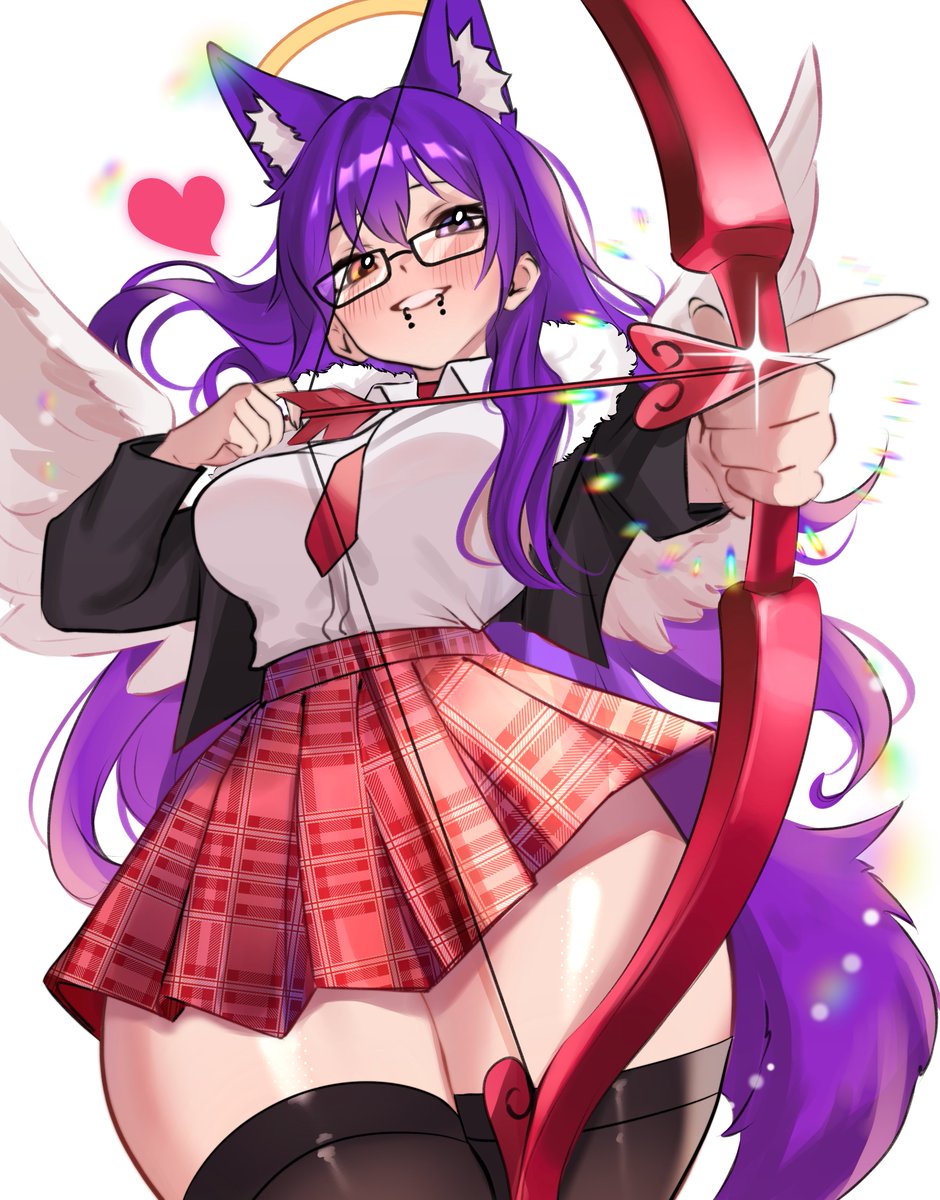 Happy Valentines Day Cuties Will Cupids arrow strike you tonight~?

Art by <a href="/Adramallih/">A D R A M A L L I H 😈</a>
