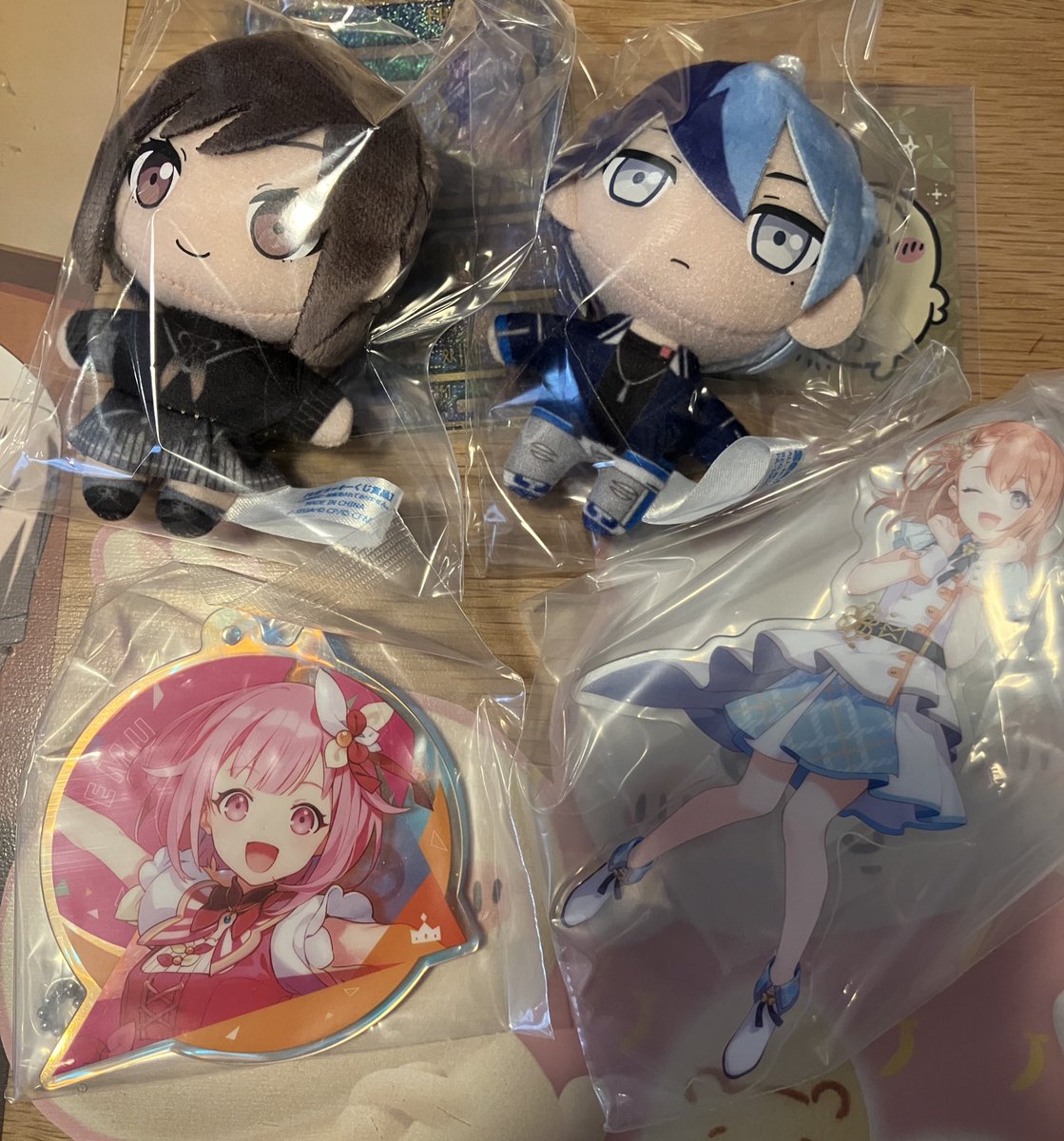 交換】プロセカ セガラッキーくじ くじ 譲】B賞 ぷちぬい 絵名.冬弥 D