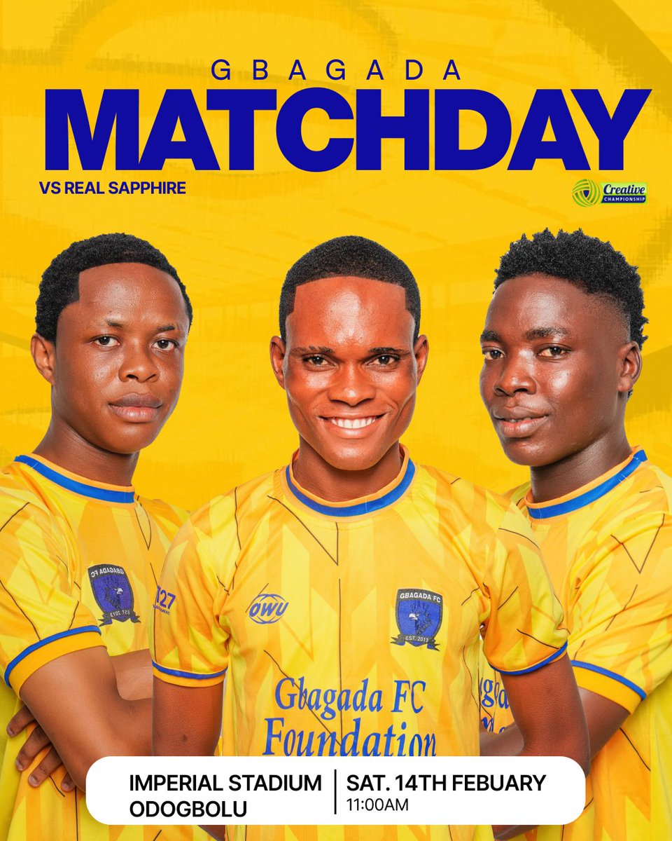 gbagadafc's tweet photo. It's MATCHDAY! 🚌
#RESGBA | #TCCLEAGUE26 https://t.co/S9Ry2SZ6tU