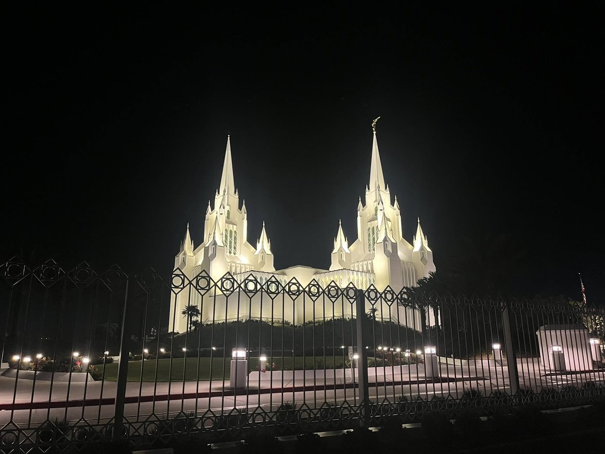 Construction work has been completed by the general contractor at the San Diego California Temple, which has been under major renovation for the past two-and-a-half years. Crews have carried out repairs to the roof and window seals, refurbishment of the exterior and stained