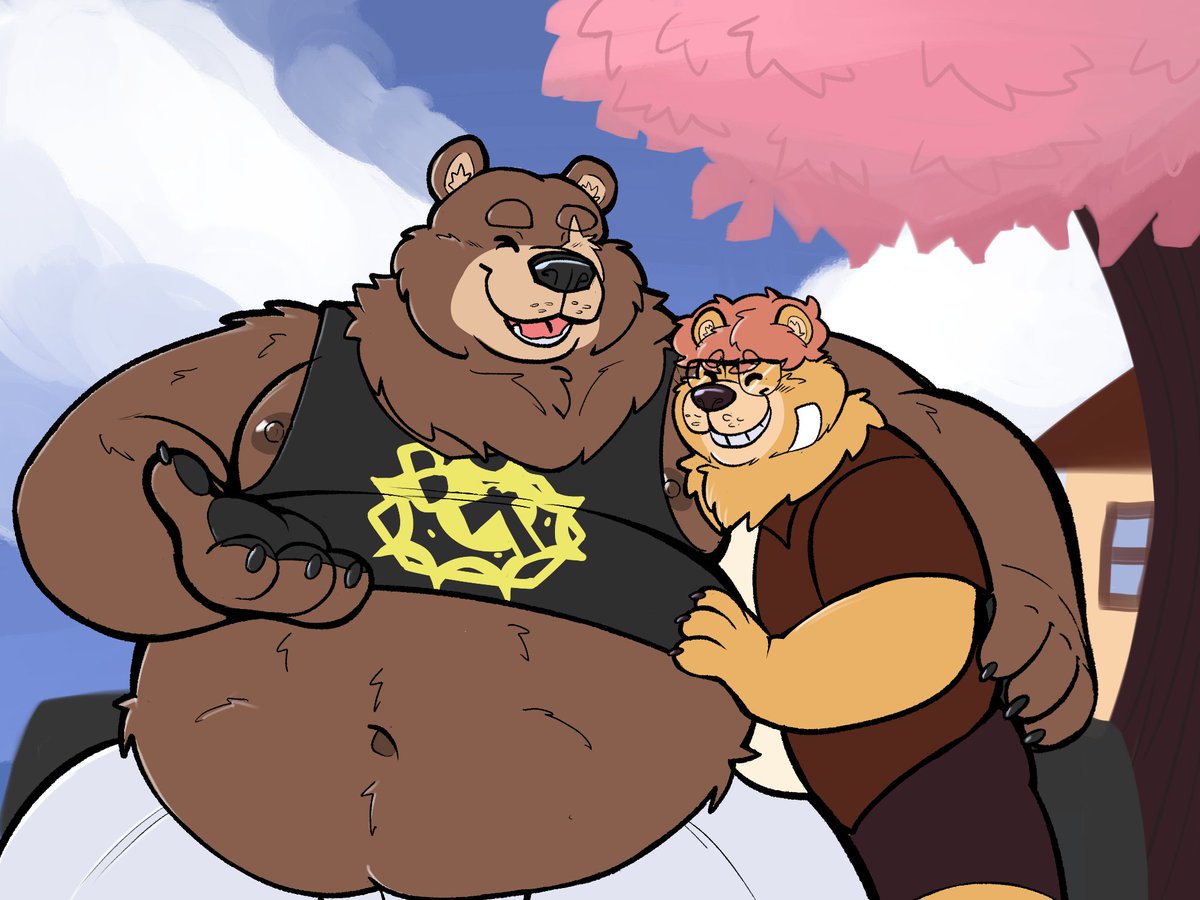 little drawing with my husband Ben Bigger Jskdjksjd IDK, the only idea came to me and I wanted to do it xddd