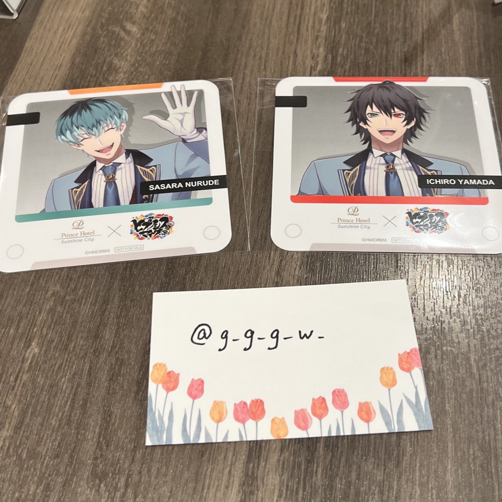 交換】ヒプノシスマイク サンシャインプリンスホテルコラボ コースター