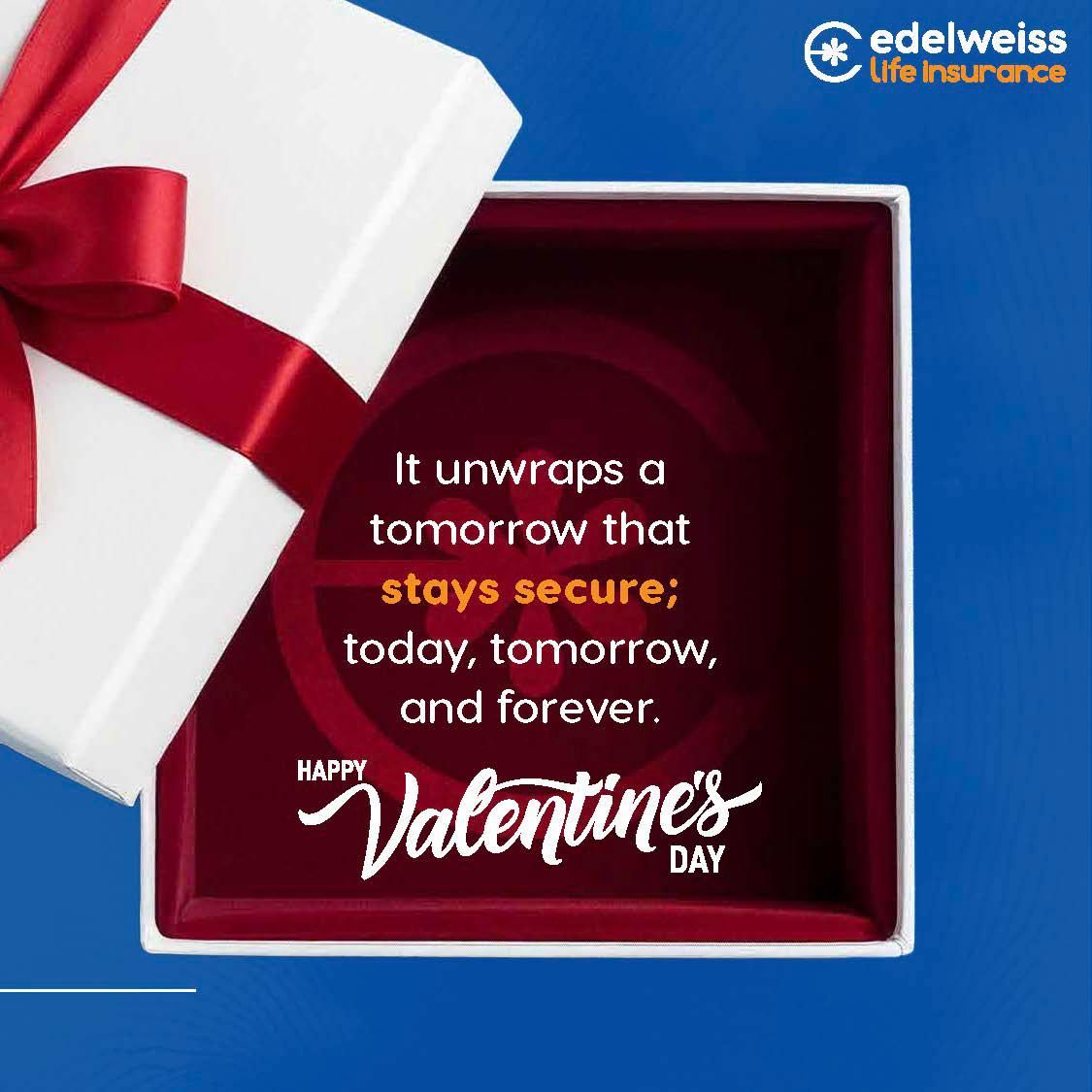 edelweisslife1's tweet image. When love is protected, it grows stronger.

This Valentine’s Day, give your loved ones something that lasts - happiness today, security tomorrow, confidence forever.

Happy Valentine's Day!

#ValentinesDay #HonestlyYours #LoveAndProtection #SecureTomorrow #WrapLoveWithCare