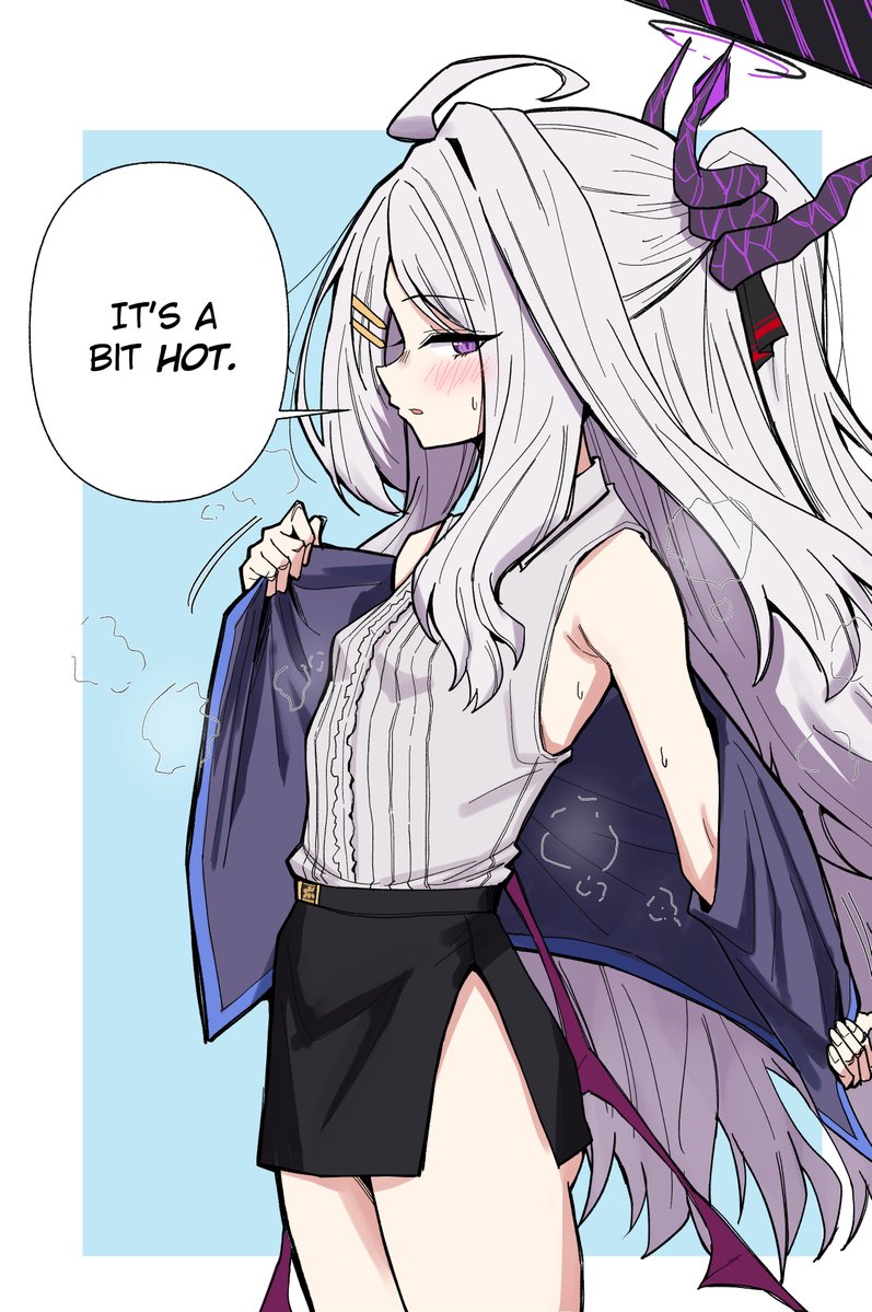 EN Translation by <a href="/RagingAsn_/">RagingAsn</a>
Artist Comment: Hina Feeling A Lil' Hot

영어 번역입니다!
다음에 또 봐요!