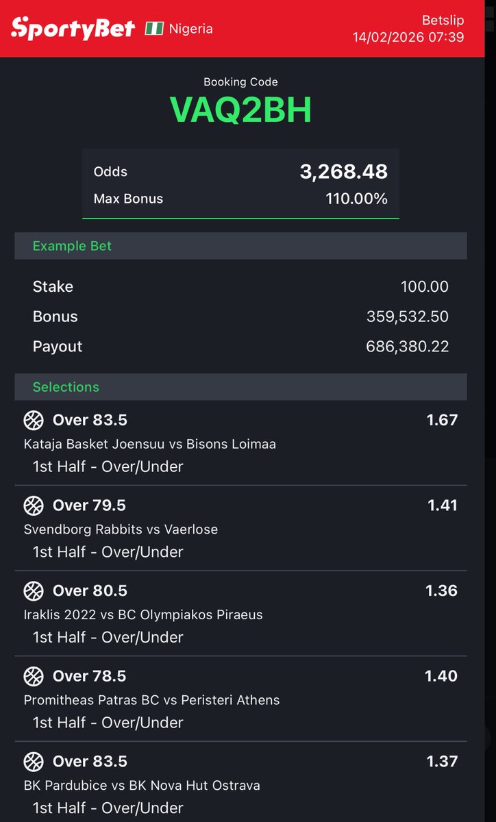 Megzy_Tips's tweet photo. Good Luck ✅ https://t.co/WlM2xoI5Wb