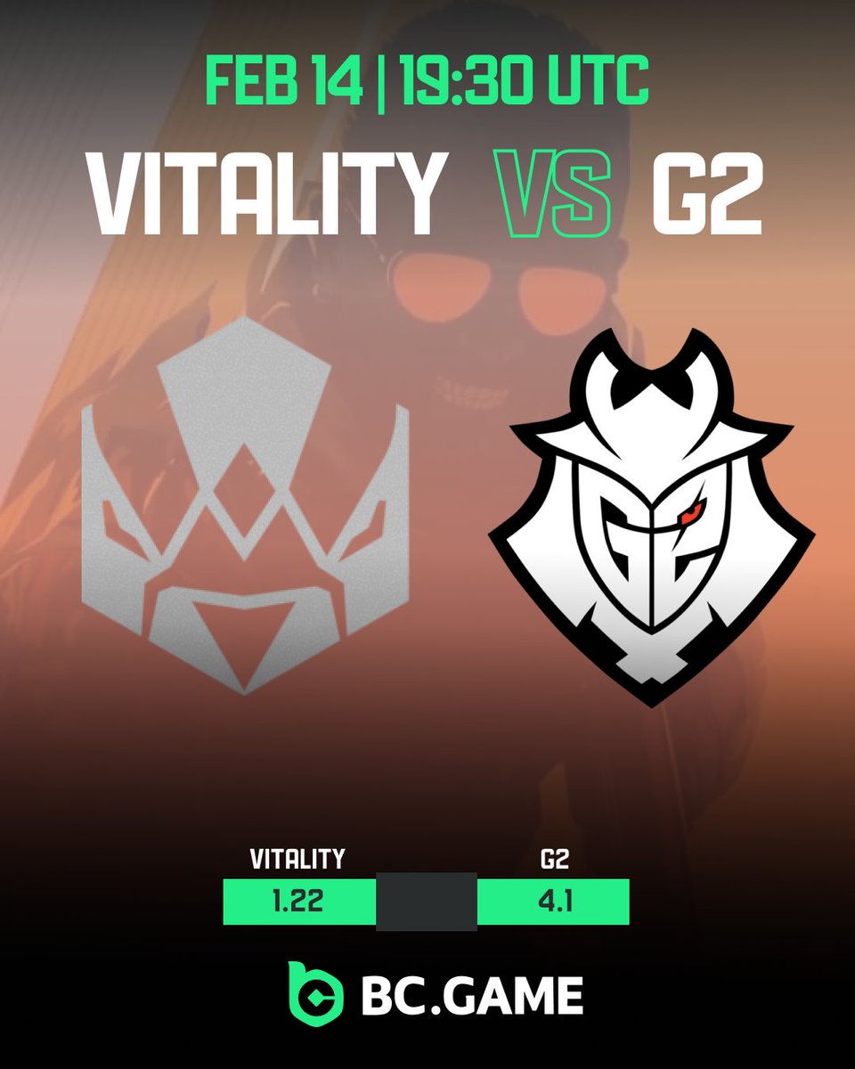 BCGAMEsportswin's tweet image. PGL Cluj-Napoca 2026 – Group Stage BO3  
Vitality 🆚 G2 
Polyvalent Hall, Cluj-Napoca (LAN)

Group stage opener banger! 🔥 Vitality (#1, ZywOo fire, 75% favs) vs G2 (underdogs ~4.0)  

Who advances? 🐝🌱   #CS2 #PGLClujNapoca #Vitality #G2Esports