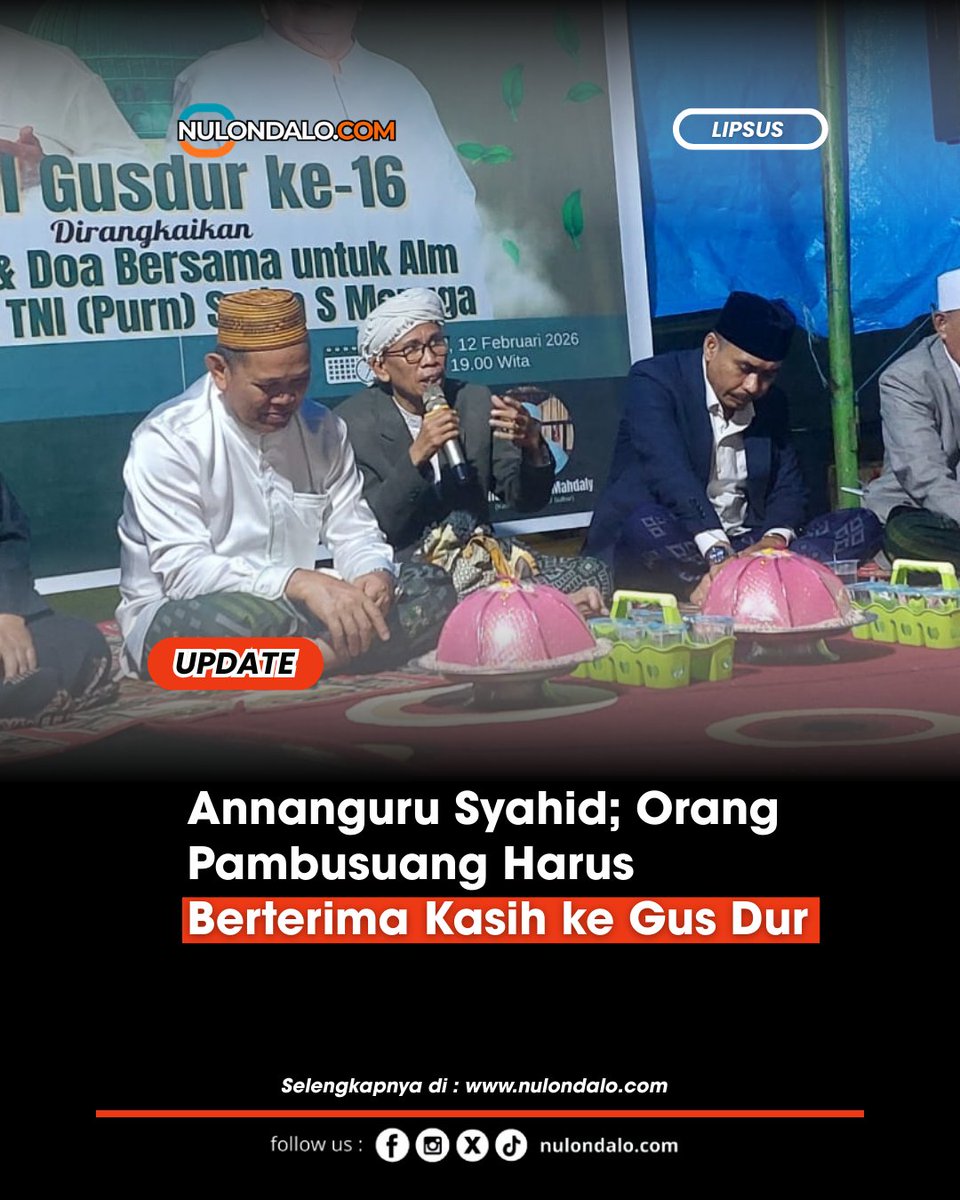 Annanguru Syahid; Orang Pambusuang Harus Berterima Kasih ke Gus Dur | nulondalo.com