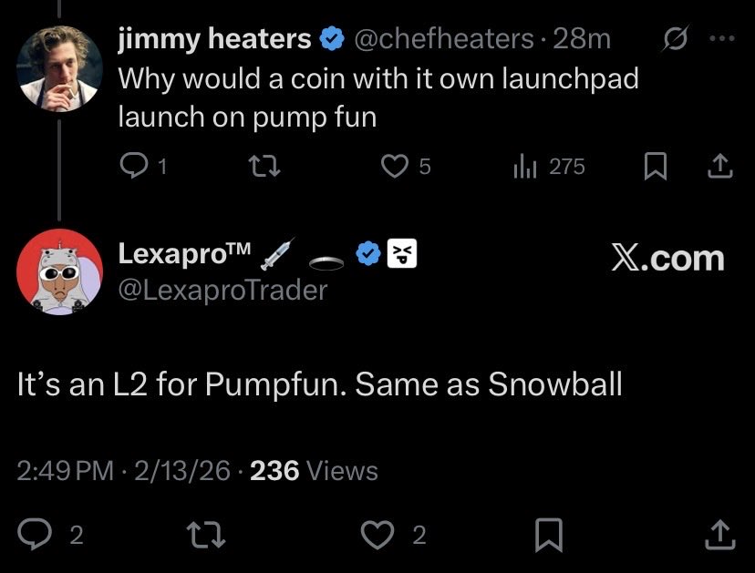 imperooterxbt's tweet photo. Can someone please explain to me what a pumpfun L2 is? Is this ragebait or is Lexapro actually retarded? https://t.co/yBqekNMAN5