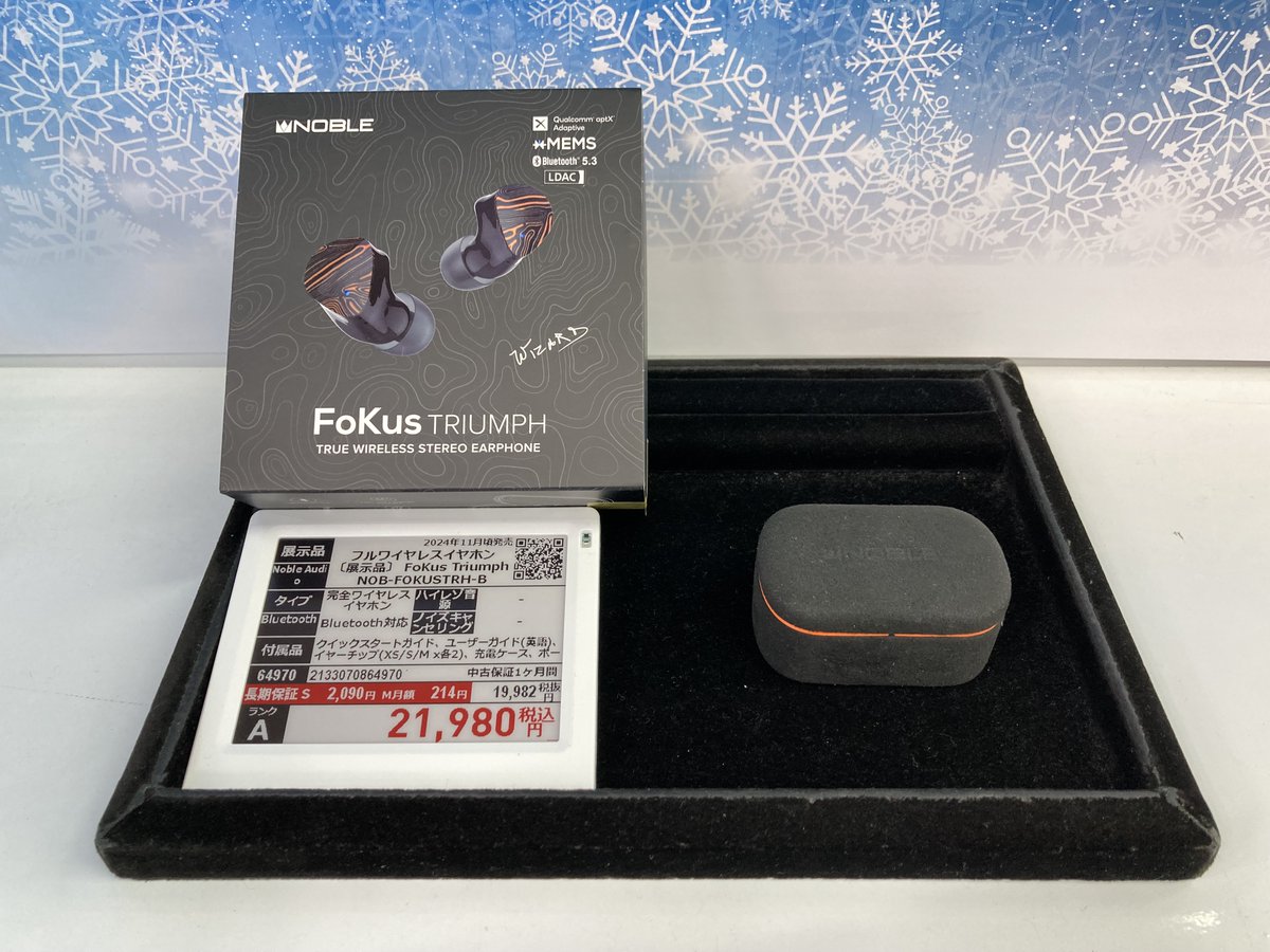 📢＼🎧イヤホンケースの毛並み🐾／ Noble Audio FoKus Triumph NOB