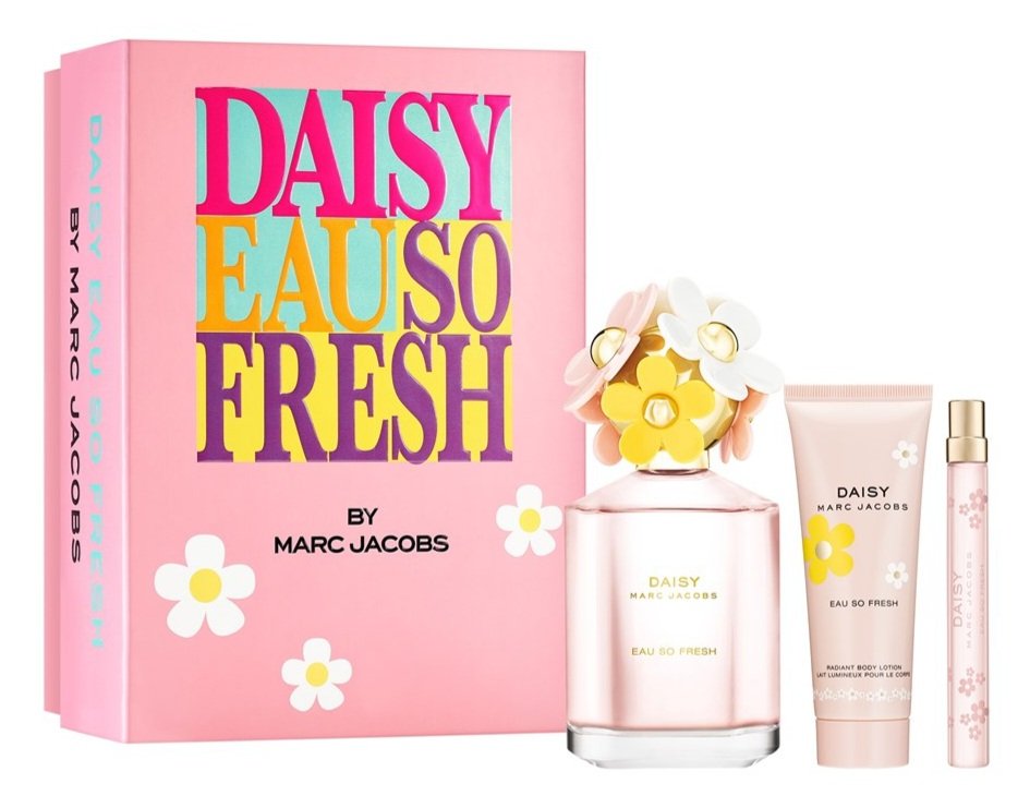 A floral fruity fragrance for women. It's a blend of floral, fruity &amp; fresh notes. Absolutely perfect as an everyday scent, a staple in any woman’s collection and the bottle is stunning.

💥MARC JACOBS DAISY EAU SO FRESH EDT 125ML GIFT SET Kshs.22,700

Stay SCENT-sational 😎
