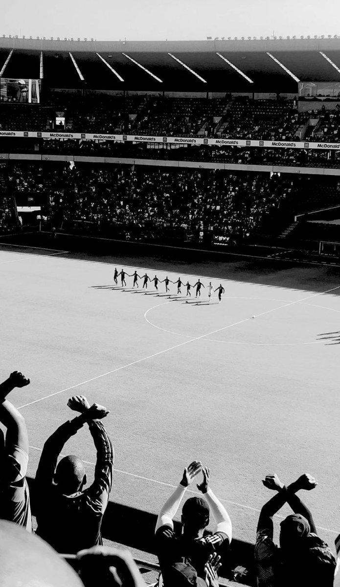 Match day, the biggest team in S.A is playing