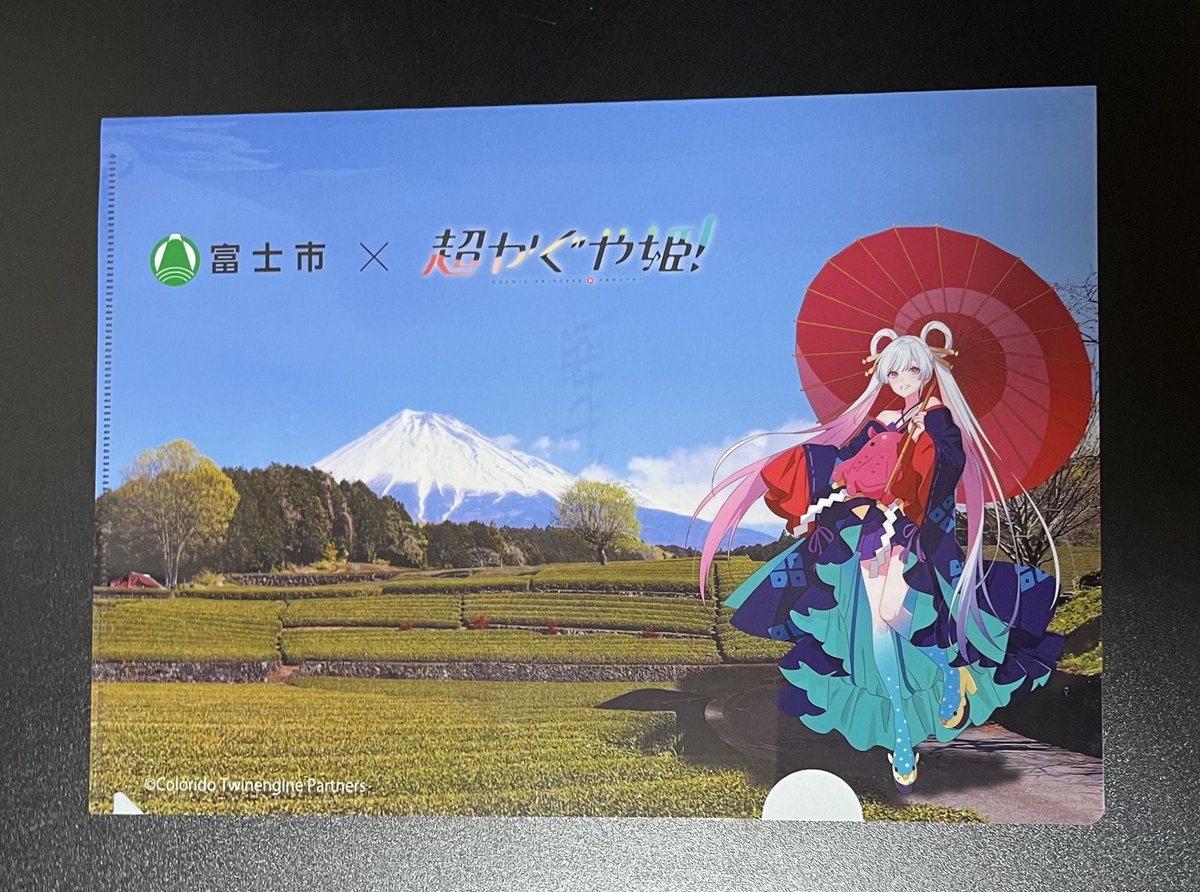 超かぐや姫スタンプラリーの完走はヤチヨのクリアファイルでした👍👍👍