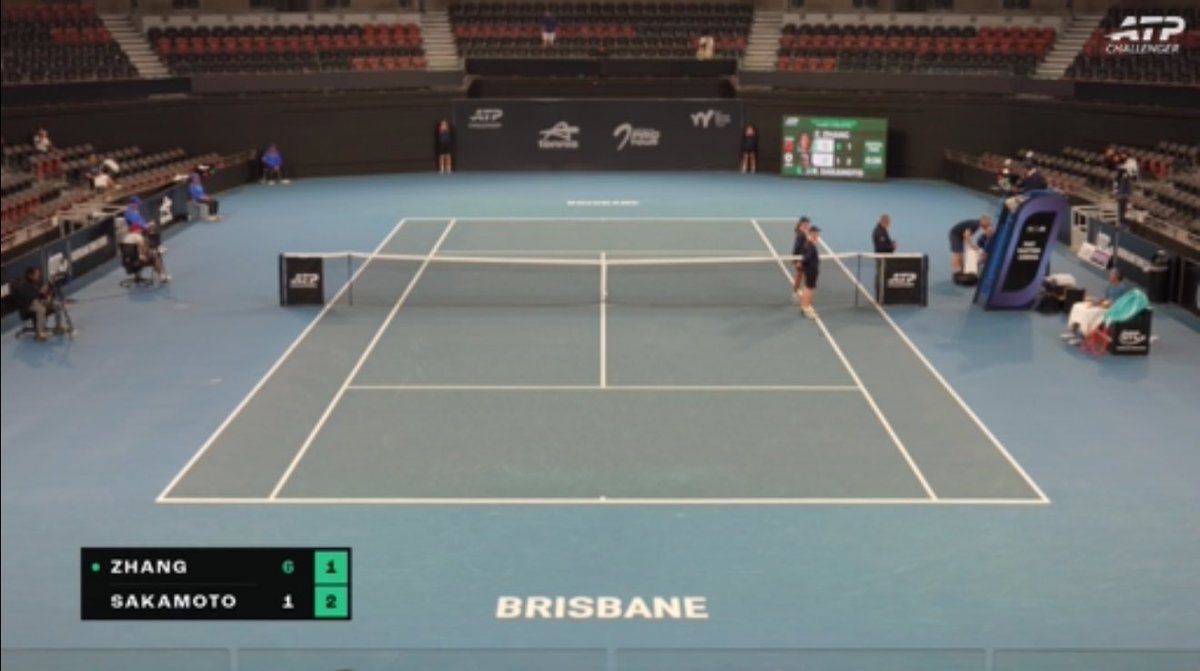 Medical time out for Rei Sakamoto

Treatment on shoulder / back area 

Zhizhen Zhang to serve next at 1-2 down in set 2