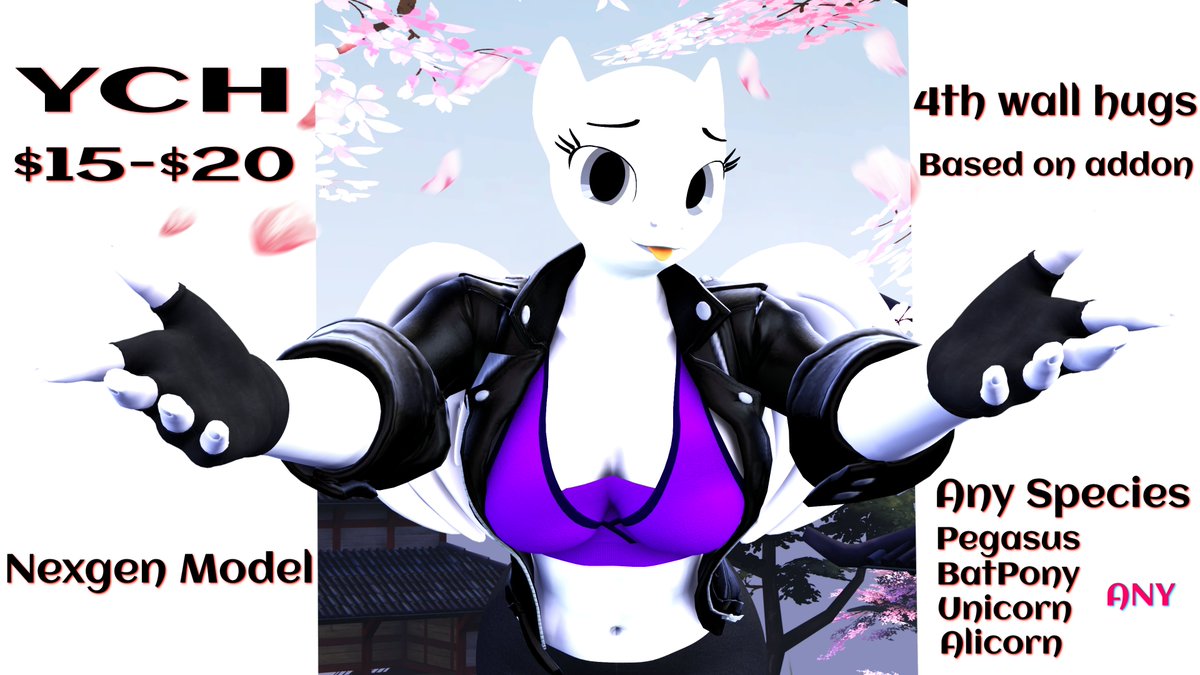 The 4th wall hugs YCH opens. Contact me if interested :>

OC example below:
x.com/OneBluLoaf/sta…