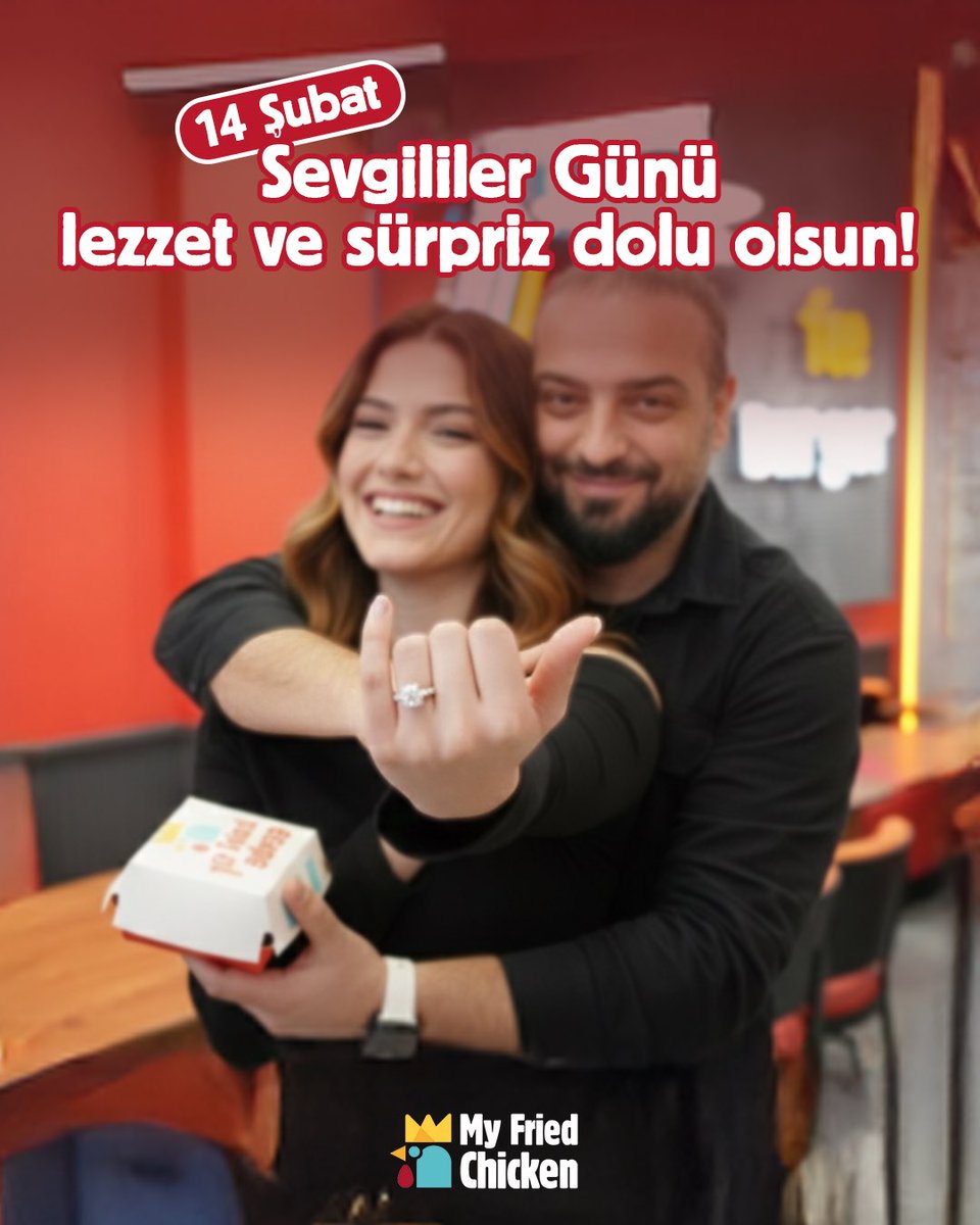 14 Şubat Sevgililer Günü My Fried Chicken'da kutlanır! ❤️

Şubelerimizde her an bir sürprizle karşılaşabilirsiniz, hazır olun...☺️
