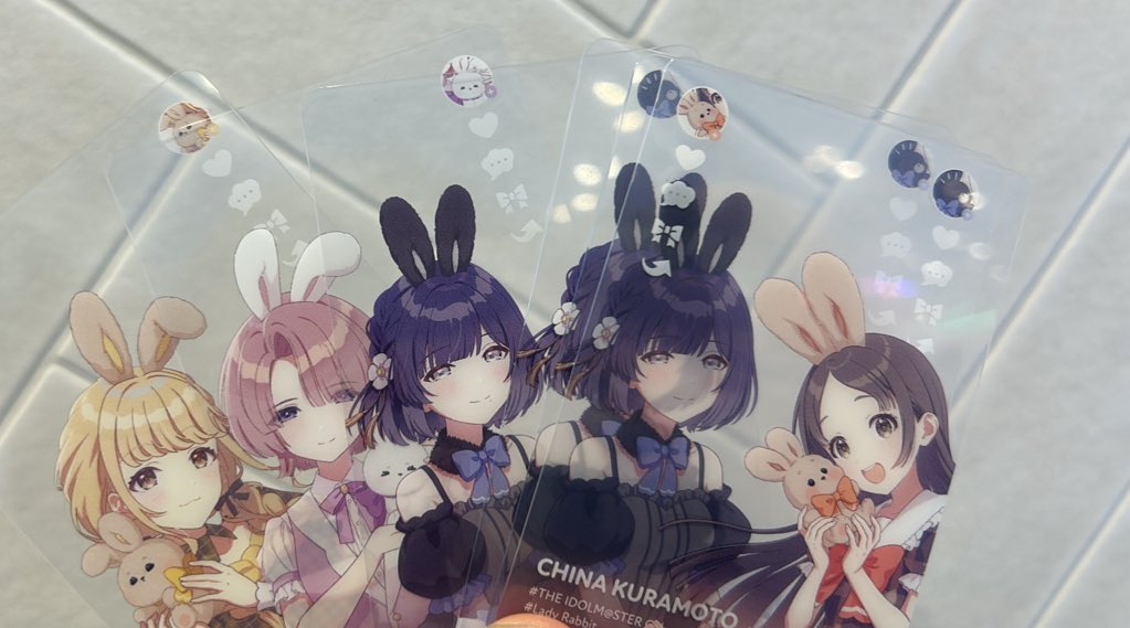 K08xu_'s tweet photo. 【交換】
学園アイドルマスター 学マス gigo 特典 クリアカード

求）手毬
譲）ことね、麻央、美鈴、千奈

出先のためID無しです(帰宅次第ID添付)
郵送にて

検索よりお気軽に声がけください➰ https://t.co/aoyknzinZo