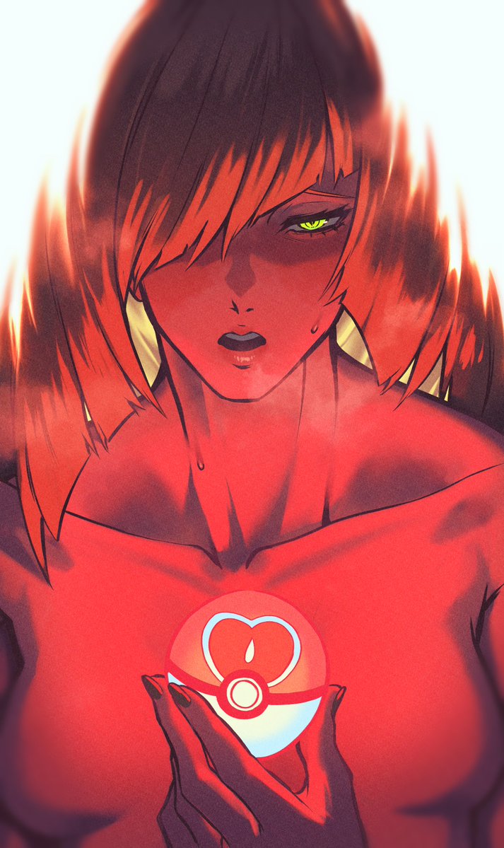 i like to think she has wide shoulders and big trapezius