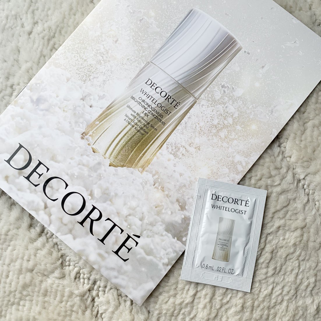 コスメデコルテ 様のCPに当選しました🌸 こちらは新発売した #ホワイト