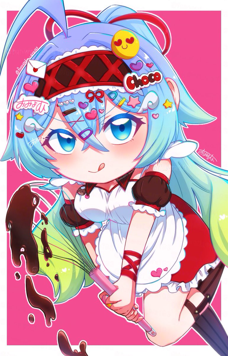 💝バレンタインデコラちゃん🍫
#OC #バレンタインデー