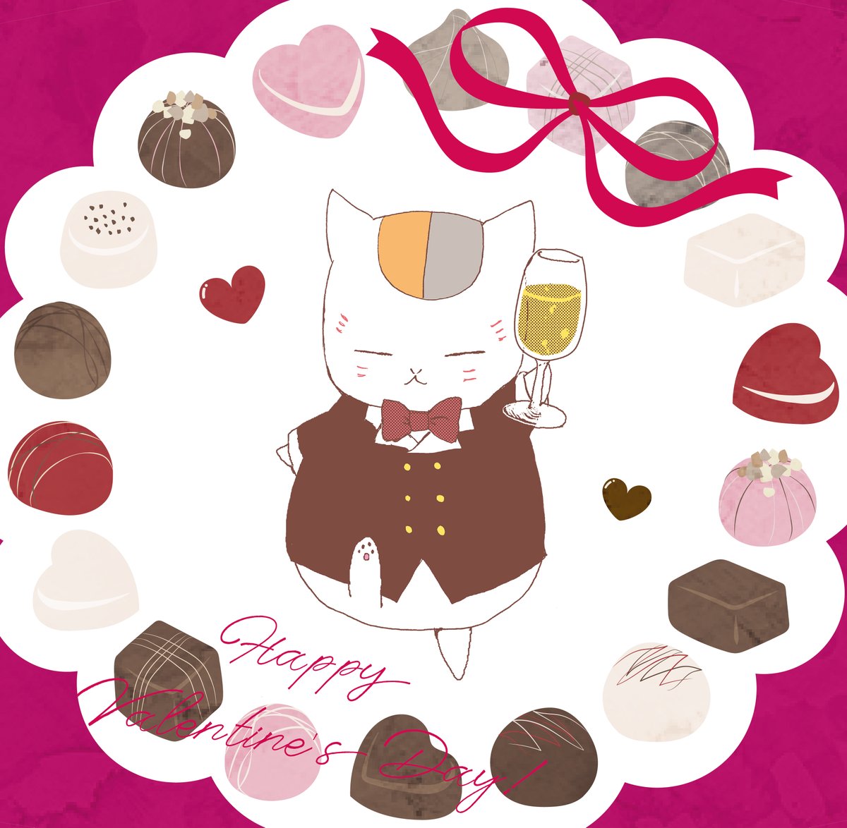 •.⋱ 🍓𝐇𝐚𝐩𝐩𝐲 𝐕𝐚𝐥𝐞𝐧𝐭𝐢𝐧𝐞'𝐬 𝐃𝐚𝐲🍫 ⋰.•

今日はバレンタイン🎁✨
#ニャンコ先生 はスイーツに囲まれて
ご満悦の様子です🐾

#夏目友人帳 #緑川ゆき