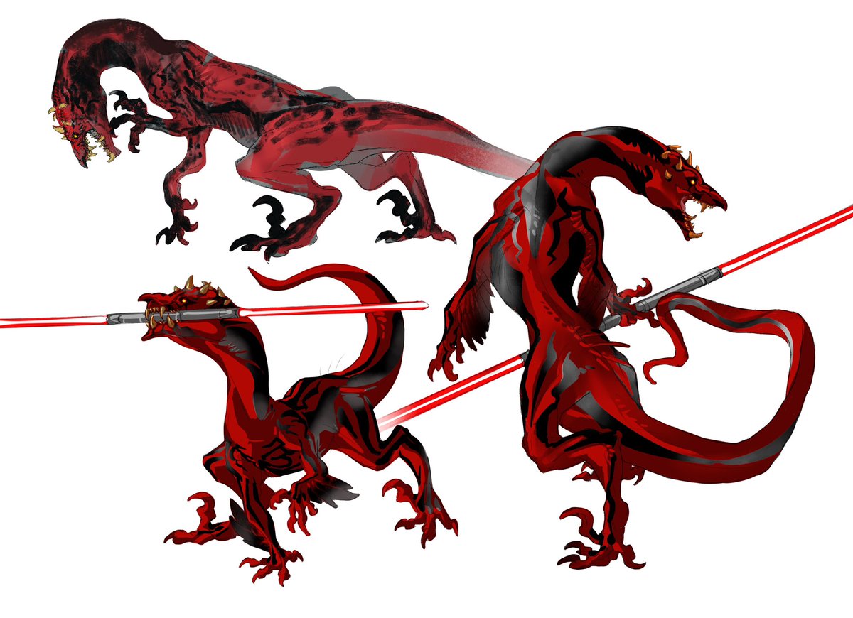 lizardmancc's tweet image. dino maul