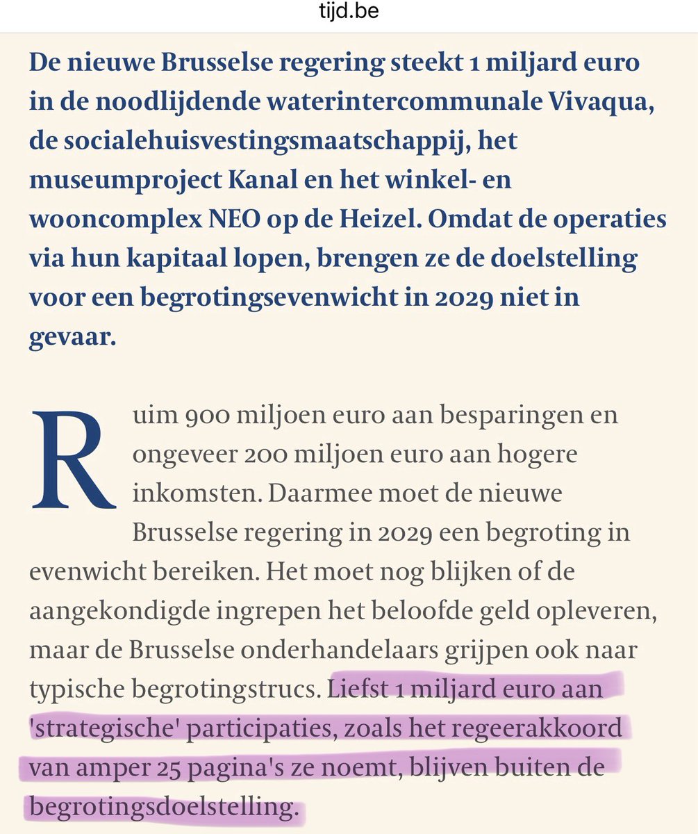 JanWostyn's tweet image. Zat @guyverhofstadt mee aan tafel in #Brussel als consultant of zo? 

Dus, men gaat via allerlei « participaties » 1 miljard in allerlei Brusselse projecten en instanties pompen, maar dat geld zal nooit in een begroting te zien zijn.

Komaan @FredericDeGucht, dit kan je toch niet