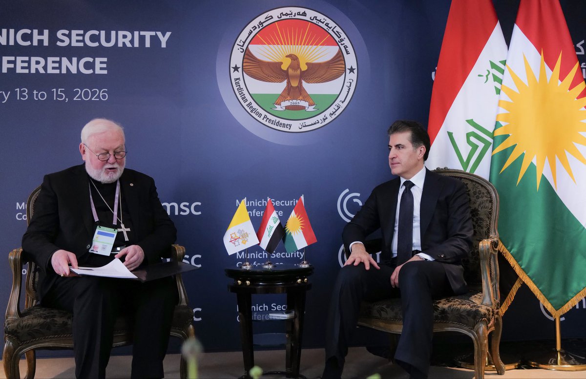 سەرۆک نێچیرڤان بارزانی و وەزیری دەرەوەی ڤاتیکان پێکەوەژیان و دۆخی پێکهاتەکان تاوتوێ دەکەن

presidency.gov.krd/sarok-nechyrva…