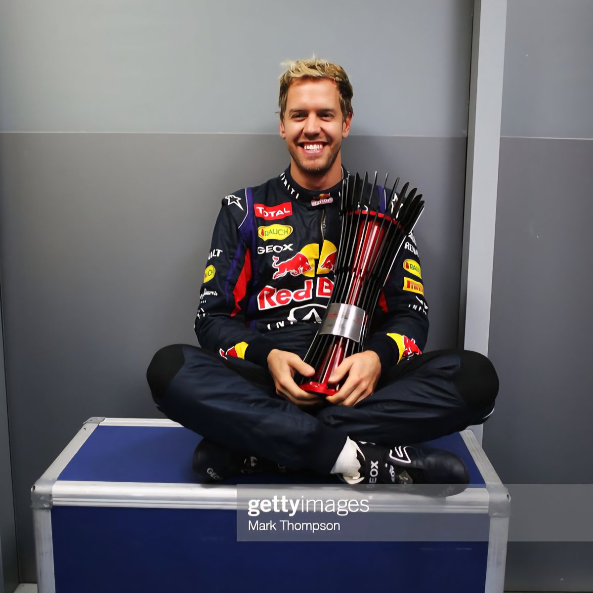 dankesebastian's tweet image. sometimes i look at him and it hits me that this is the same baddie who brought a full set of faber-castell colored pencils to the paddock and started an art project for the drivers