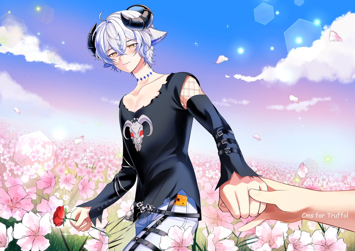 Happy valentine’s day🌸
🐏🌹🤝🏻🐑

Art by @/KNart03 
Cms for me
#BaabelArt  
#Valentinesday