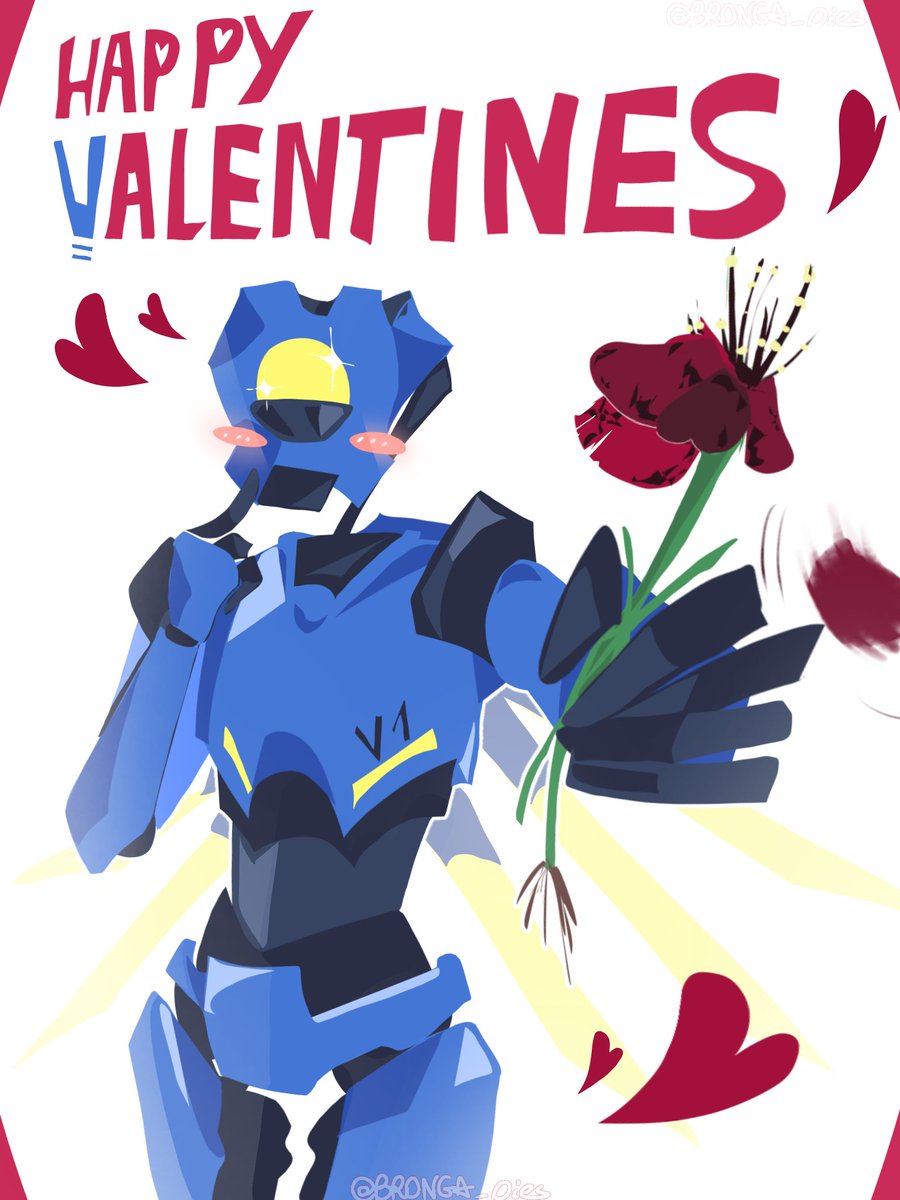 Happy Valentines Day !
Kyaa... Thank you for the flower Vee ! Why is it... Nevermind !
#ULTRAKILL #V1