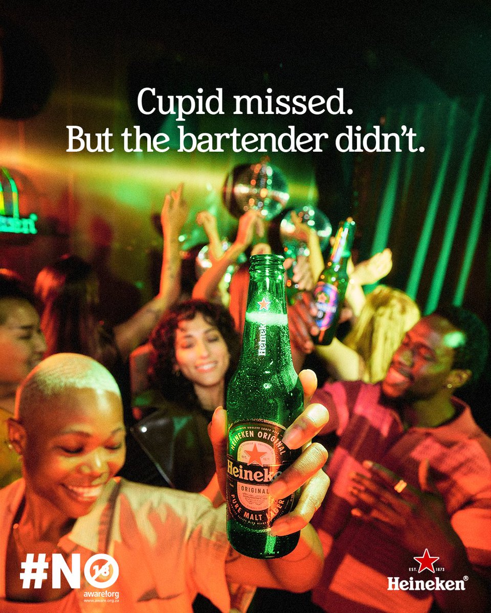 Valentine's plan? Start with a round of Heinekens. 
#HeinekenSA