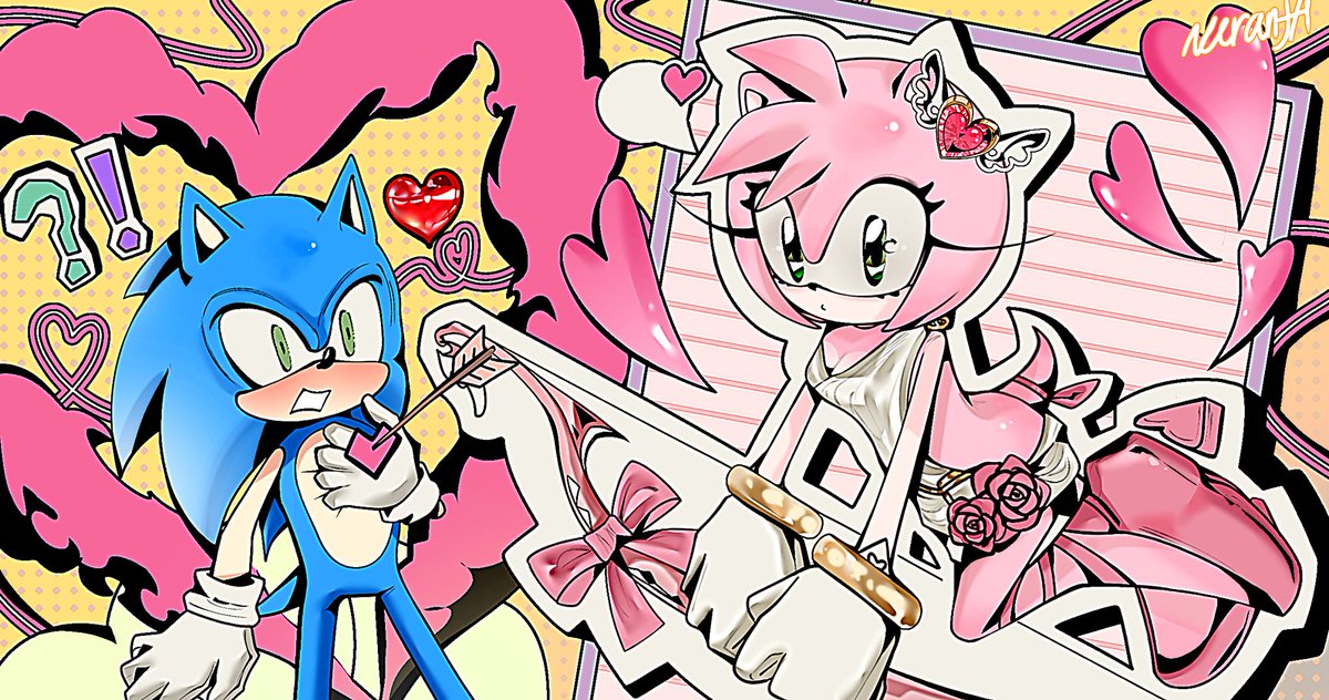 Naran_JA_22's tweet photo. #ValentinesDay #SonAmy #amyrose https://t.co/zgKrK0cNN3
