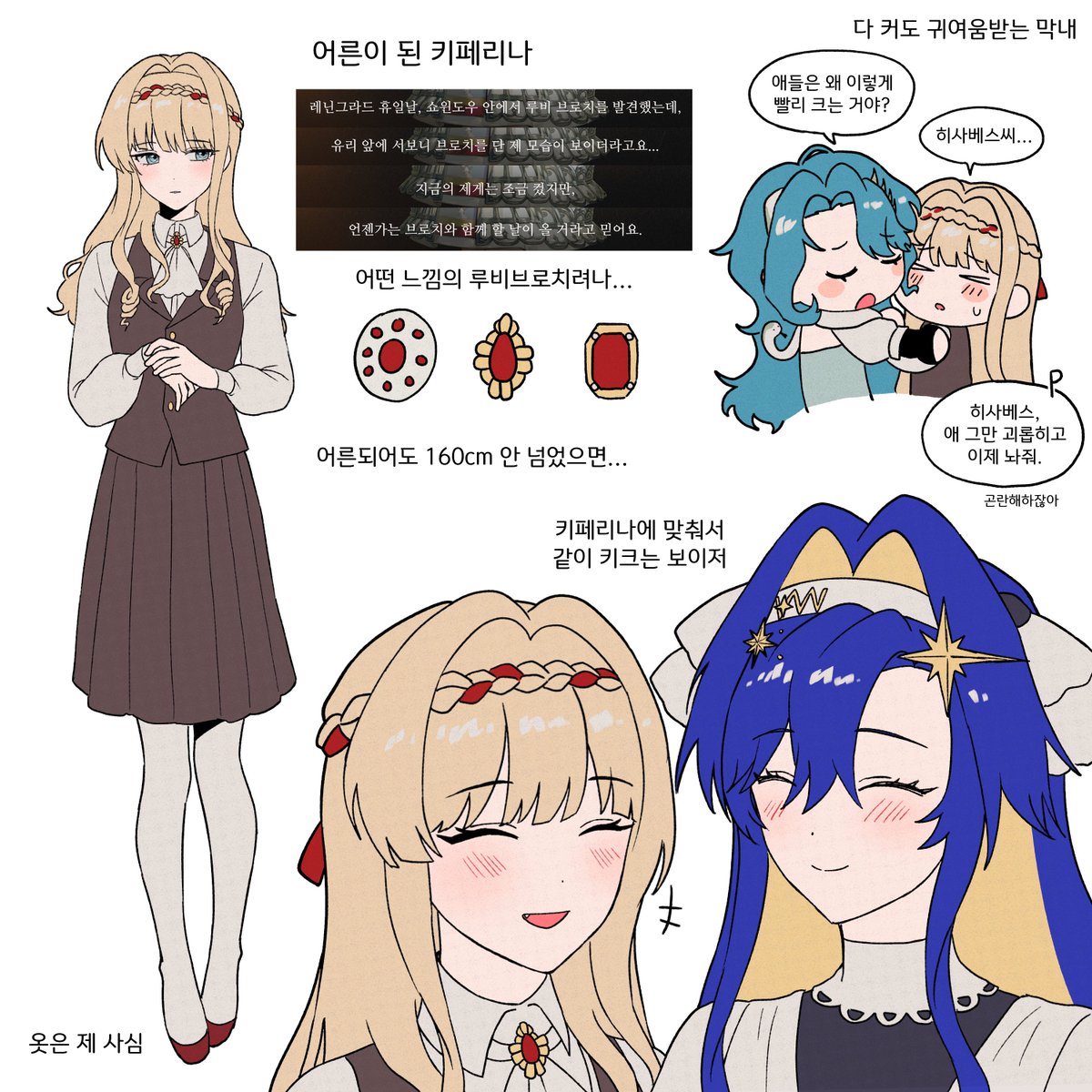 현재 시점으로 어른이 된 키페리나