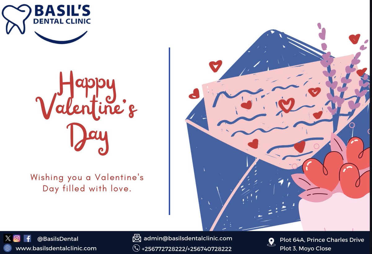 BasilsDental's tweet photo. Happy Valentines Day to you https://t.co/RyVpRph6Ew