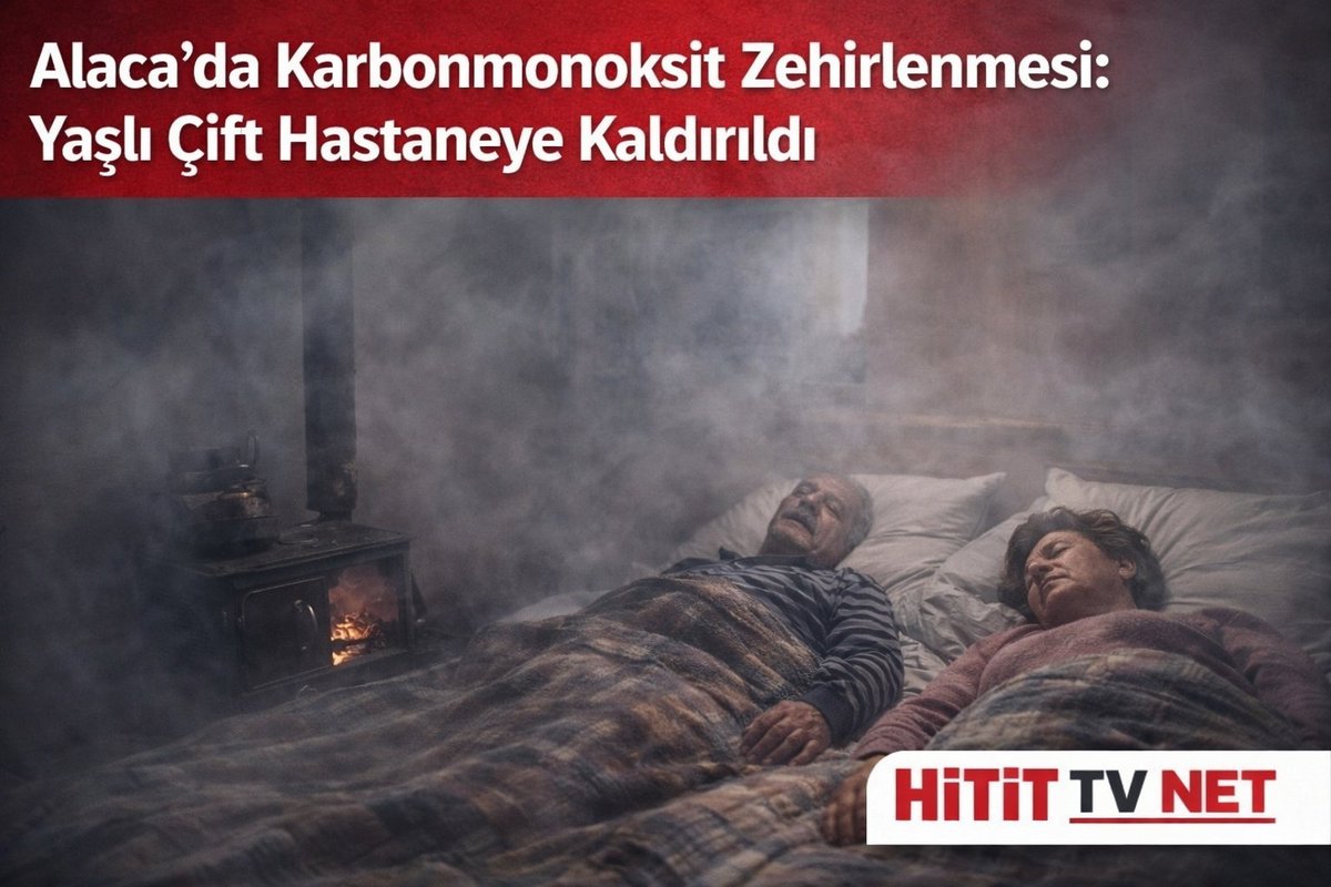HitittvNet's tweet photo. 🇹🇷 https://t.co/GSpUezgP9o
https://t.co/VfITlXfs4H
☑️Çorum’un Alaca ilçesinde sobadan sızan karbonmonoksit gazından zehirlenen yaşlı çift hastanede tedavi altına alındı.
#SonDakika #Alaca #Çorum #Karbonmonoksit #Zehirlenme #HititTvNet #112Acil #Gündem #SağlıkHaberleri https://t.co/PbjmMk2BV4