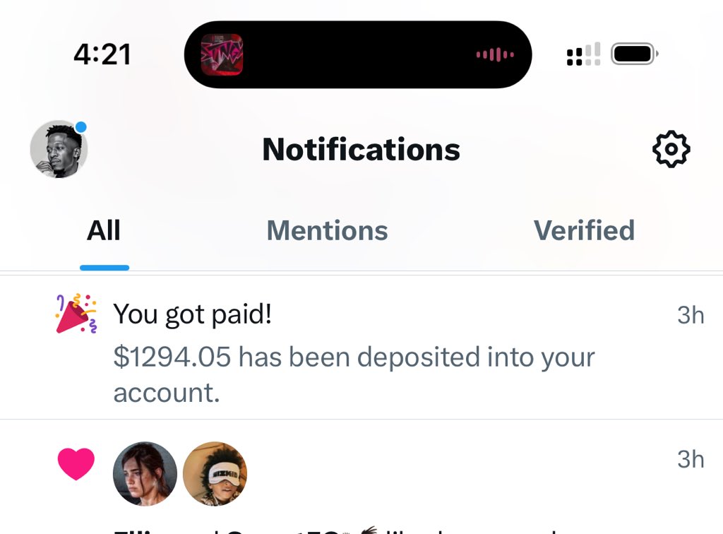TheDamiForeign's tweet image. Yes! I got paid again! Thank you Elon musk!! 🎉🤑❤️