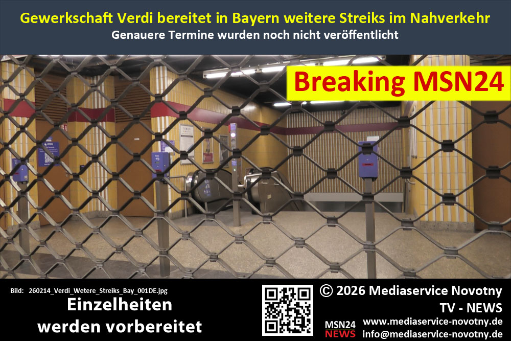 Achtung Pendler!
Die Gewerkschaft Verdi-Bayern kündigt weitere Warnstreiks im Nahverkehr.
Verdi vertritt rund 10.000 Beschäftigte in zwanzig bayerischen Kommunen. Nach der zweiten und jüngsten Verhandlungsrunde blieb die Einigung ergebnislos.