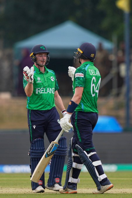 Tucker remains unbeaten on 94, As Ireland finish strong on 235 against Oman in Colombo 👏