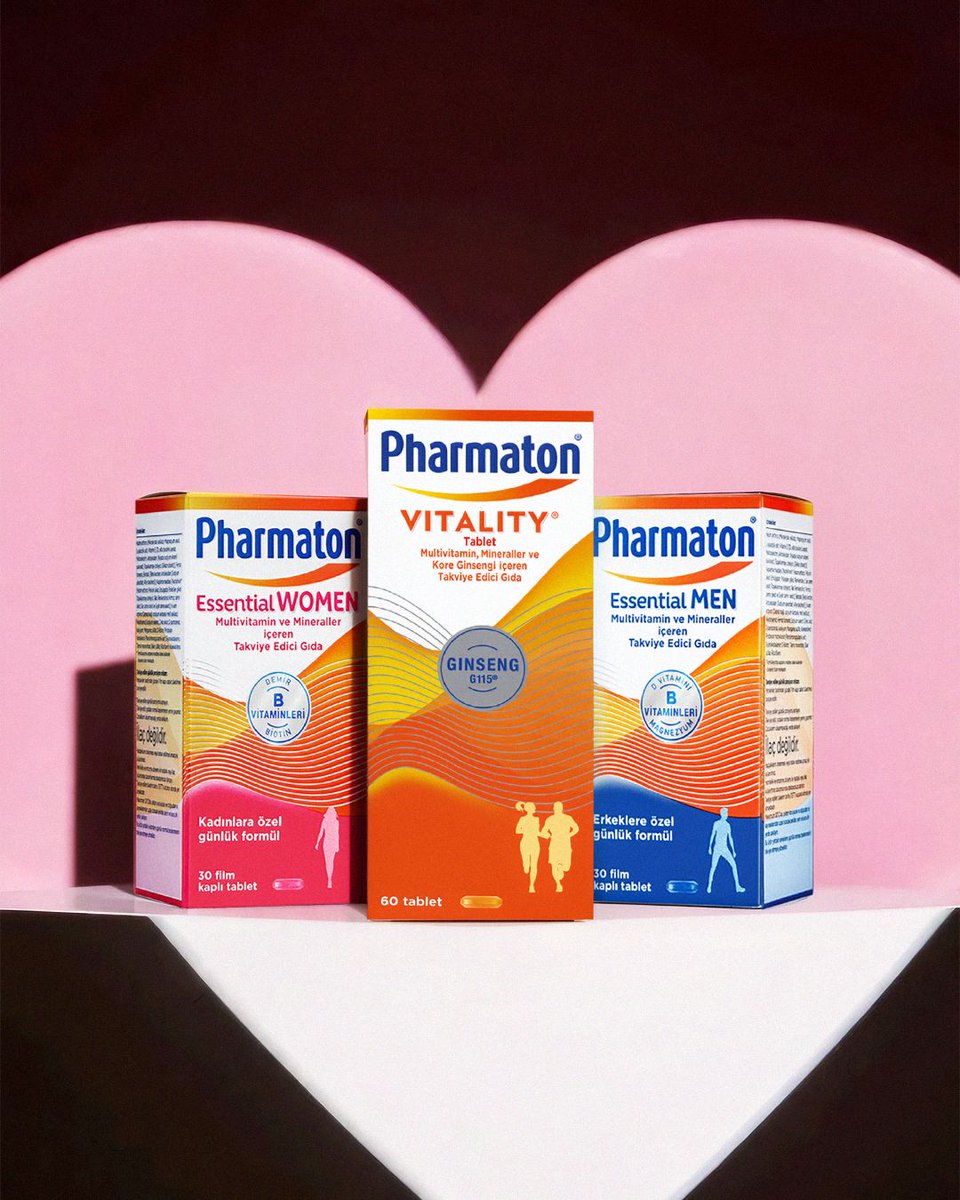 Sevgililer Günü’nde ve her gün…
Pharmaton®, her anına eşlik etmek için seninle. 🧡
 
#Pharmaton
Pharmaton®, ilaç değil takviye edici gıdadır.

MAT-TR-2600085