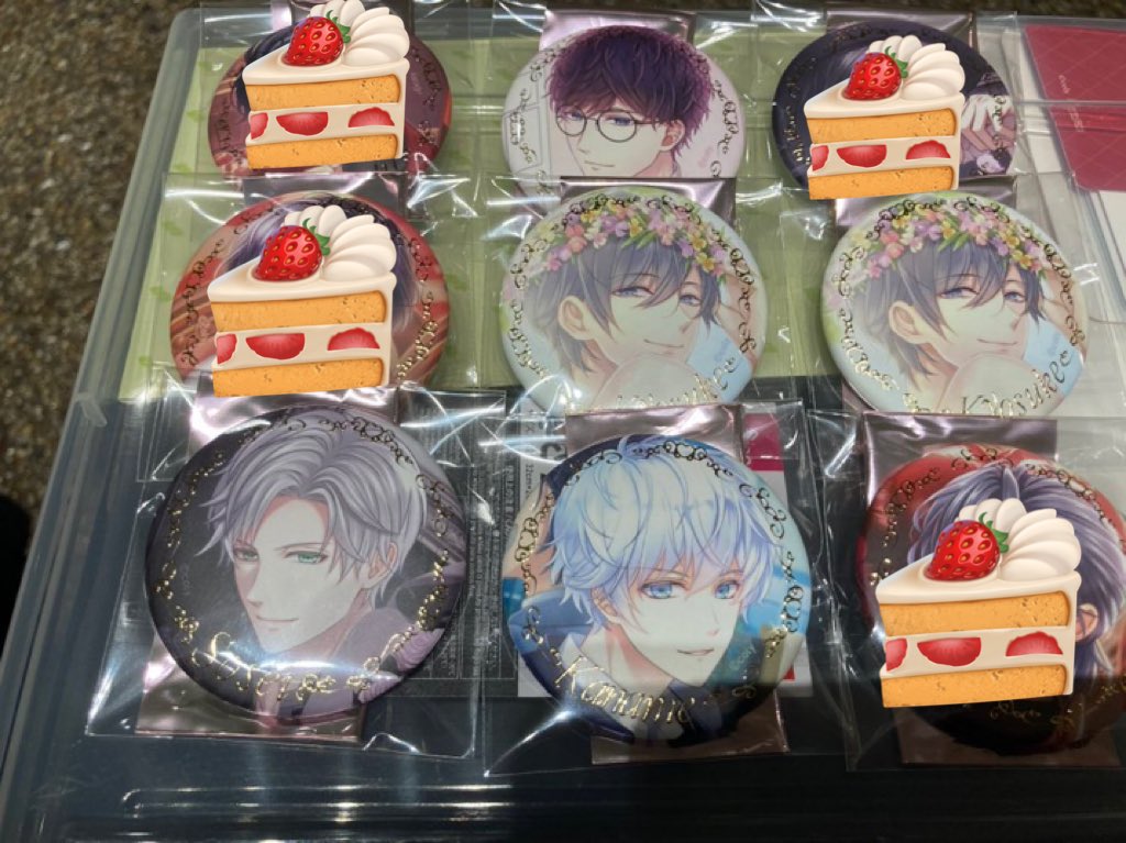 交換譲渡】 スタマイ VD 缶バッジ 譲:☆カナメ、☆荒木田、○京介2