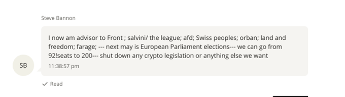 I'm sure <a href="/ChrisMasonBBC/">Chris Mason</a> <a href="/SamCoatesSky/">Sam Coates Sky</a> <a href="/bbclaurak/">Laura Kuenssberg</a>  and all their colleagues will now be demanding Farage resign after this text message between Steve Bannon and Jeffrey Epstein is revealed...