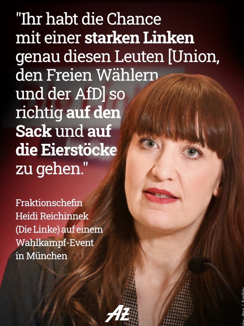Guten Morgen liebe Nachbarinnen und Nachbarn! Das, was <a href="/HeidiReichinnek/">Heidi Reichinnek</a> sagt!