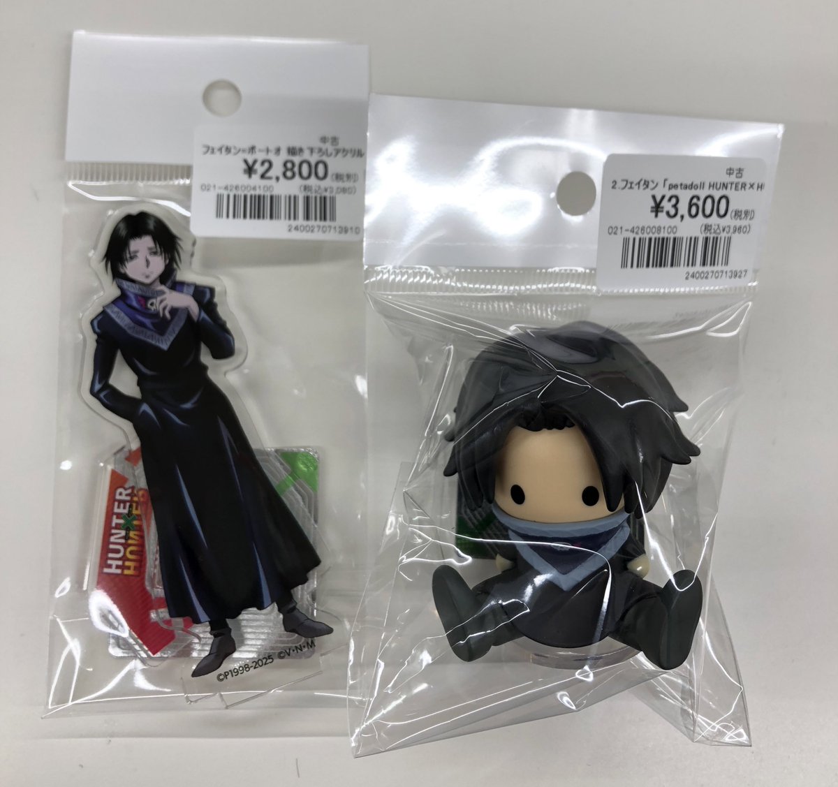 HUNTER×HUNTERより、 フェイタンのアクリルスタンド、pets doll入荷