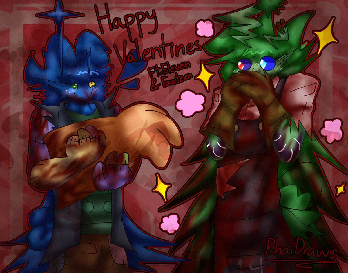 WinkingTenner's tweet photo. (blood warning on the last slide)
Happy Valentine's Day guys
One popular ship and then three crackships, yes
#xfohv #algebraliens #bfdi #tpot #fifteenzero #tentwo #sixteentwelve #fourteeneleven https://t.co/niPx3JlZkp