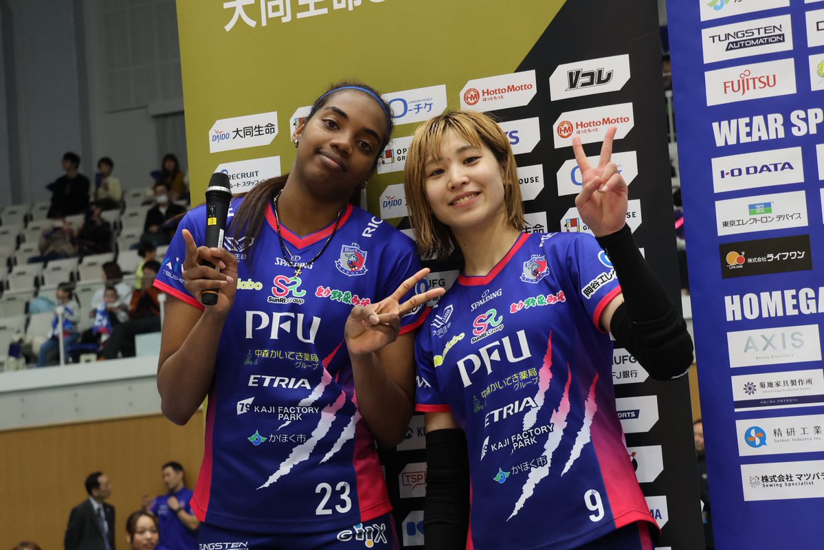 2月14日のPOM🏆／ 本日のPOMは、 #9 川添美優 #23 バルデス・メリーサ