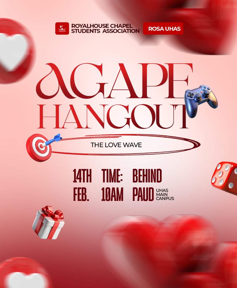 RosaUhas's tweet photo. It's todayyy🥳🫣🔥

Agape Hangout. Join us to experience love, family, fellowship and fun!🥳❤️🥰

Remember to Bring someone special!🤭❤️✨
See you thereeee!🥳🥳

#AgapeHangout
#SeasonOfLove
@RosaUhas https://t.co/fV8gcL0gK6