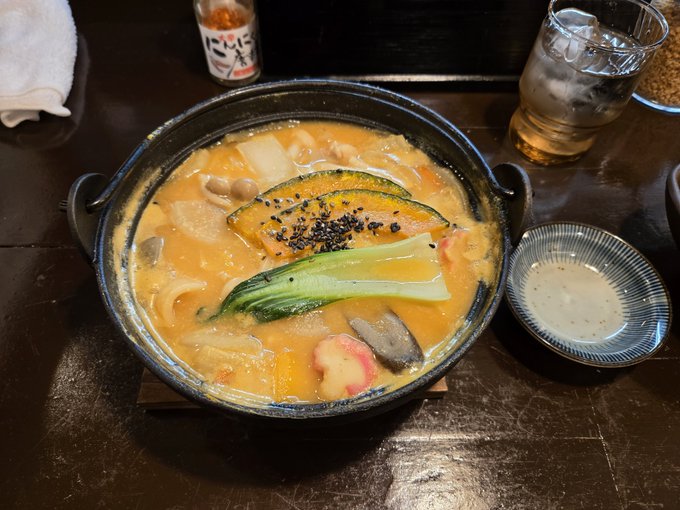 関内にいつの間にかできていたほうとう店 初見で麺増しはと思って止めたけど増した方が良かったかも知れない 